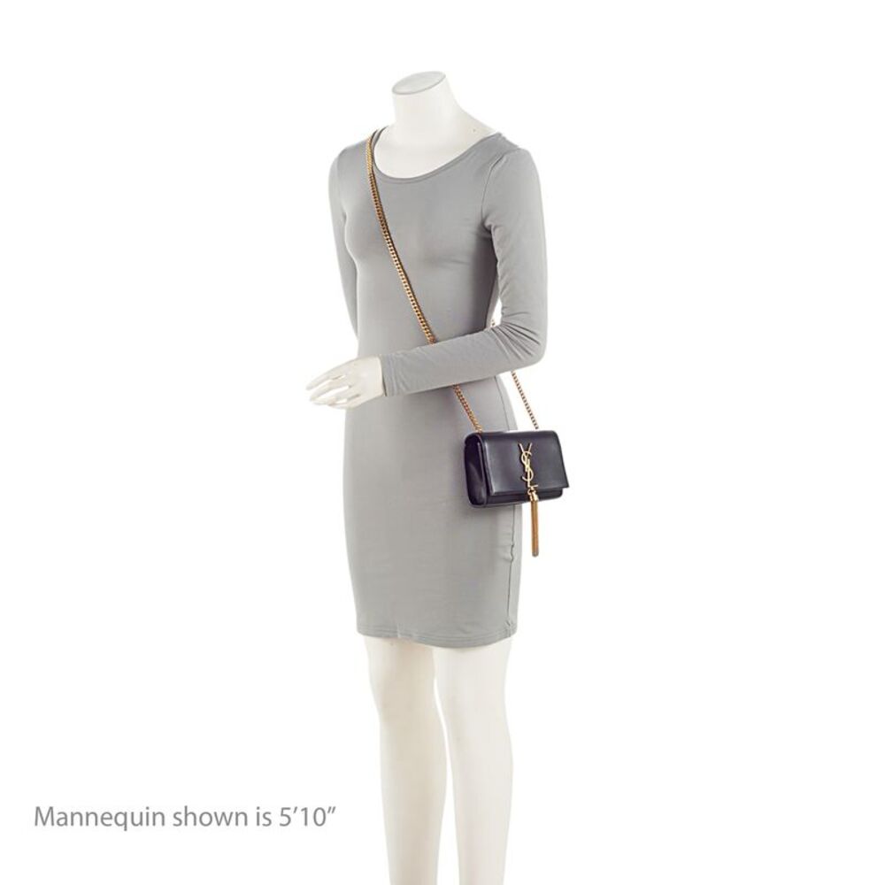 Saint Laurent Leather Monogram Kate Tassel Mini Shoulder Bag - Picture 5 of 16